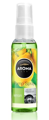 Image of Aroma Car Perfume Pump Spray Air Freshener Lemon 75ml