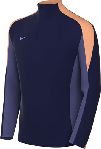 Nike Dri-Fit Strike Camiseta De Fútbol De Entrenamiento - Niño/A, Blue Void/Dk Purple Dust/Orange Pulse, FN8413-493, XL
