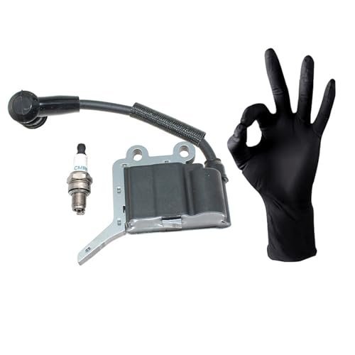 AOIUU Bobina de Encendido Compatible con Husqvarna 130BT 530BT Número de Pieza 504118401 511393701