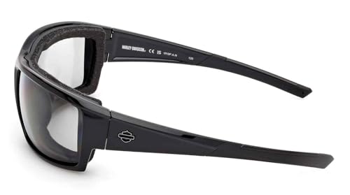 Harley-Davidson Men's Juneau 2.0 Light-Adjusting Sunglasses, Shiny Black2
