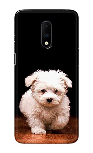 Image of PRINTFIDAA� Printed Hard Back Cover Case for OnePlus 6T | OnePlus 7 Back Cover (Puppy Dog) -2808