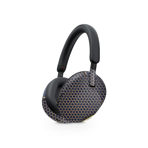 Image of MightySkins Carbon Fiber Skin Compatible with Sony WH-1000XM5 Headphones - Modern Hex | Protective, Durable Textured Carbon Fiber Finish | Easy to Apply