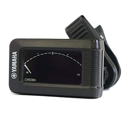 Image of Yamaha YTC5 Guitar Tuner - Accurate Clip-On Tuner for Acoustic, Electric & Bass Guitars, Easy to Use, Compact & Portable, Fast and Precise Tuning