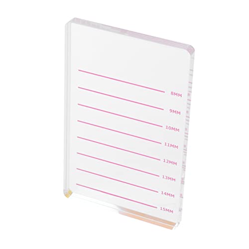 Beatifufu 1pc Acrylic Eyelash Grafting Plate Lash Grafting Tool Lash Gasket for Beauty Salon