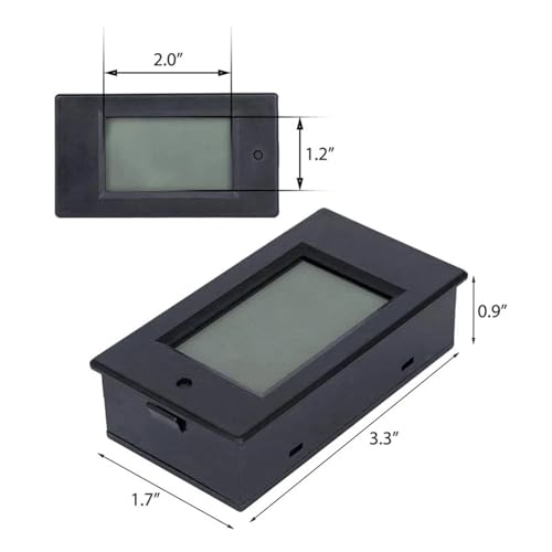Ampèremètre shunt FL-2B 4 en 1 avec écran LCD rétroéclairé