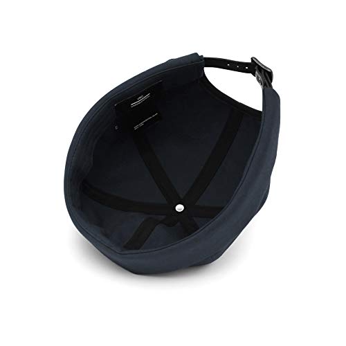 Undercontrol Vintage Brimless Sailor Fisherman Leon Hat Rolled Cuff Harbour No Visor Miki Skull Docker Leather Strap Beanie Cap For Men & Women - Made In Korea - (Navy) #TOP6