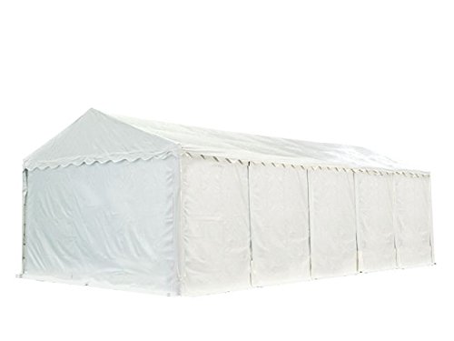 Tendone per feste ignifugo bianco 5x10 m Gazebo anti-fiamma per giardino e eventi