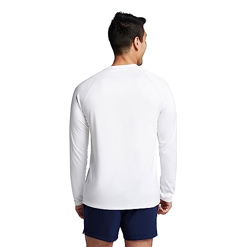 Image of Speedo Men's Uv Swim Shirt Long Sleeve Loose Fit Easy Tee - Manufacturer Discontinued