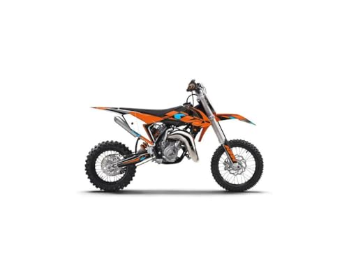 Kit Déco KTM 65 Sx Orange KUTVEK Reflex pour Moto Cross