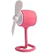 Christmas Sales with Limited Quantity MasterPal Telego Fan (Pink): Small Portable Aroma Diffuser Fan Rechargeable Battery Operated, Pesonal Desk Fan, Easy To Fix Tail Design