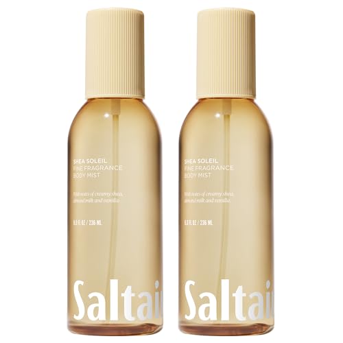 Saltair Body Mist | Shea Soleil Fine Fragrance Spray | 2 Pack, 8 fl oz Each