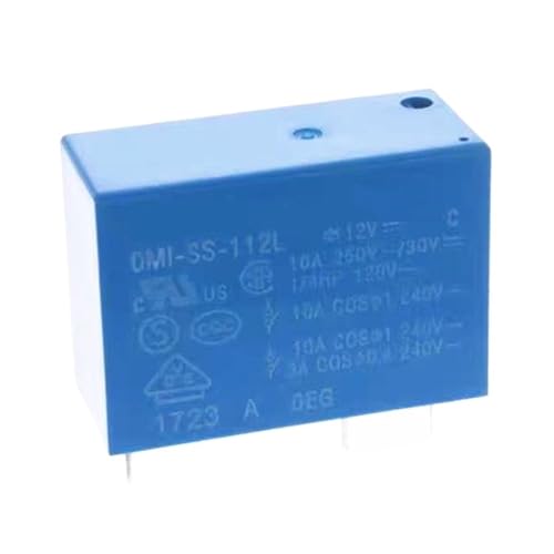 Relais OMI-SS-112L 12V DC 10A 5PIN pour circuits imprimés x10