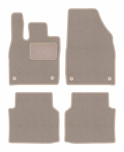 Tapis de Voiture ID.4 Croisement en Velours Beige : Idéal pour les Voyages