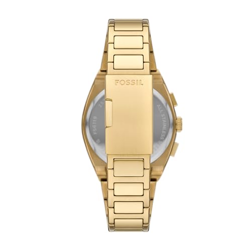 Image of Fossil Men's Everett Quartz Stainless Steel Watch, Three-Hand Watch for Men