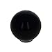 MroMax ABS Ball Knob Female Thread Machine Handle 34mm/1.34 Inch Diameter Smooth Rim Black 2pcs