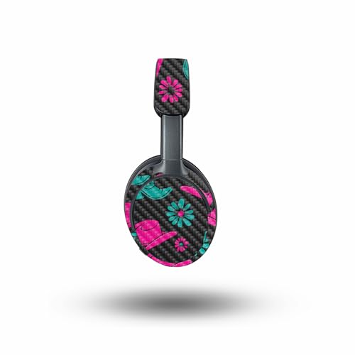 Image of MightySkins Carbon Fiber Skin Compatible with Bose QuietComfort Ultra - Neon Cowgirl | Protective, Durable Textured Carbon Fiber Finish | Easy to Apply