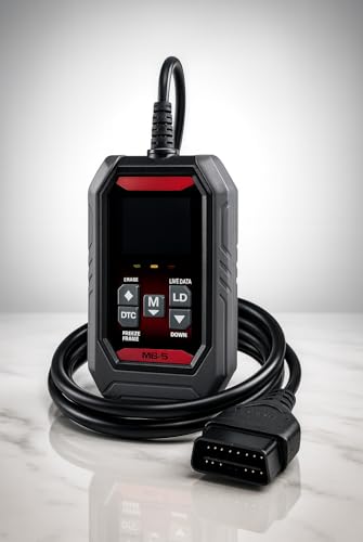 New! MR5 OBD2 Code Reader Provides Live Data & Battery/Charging Test