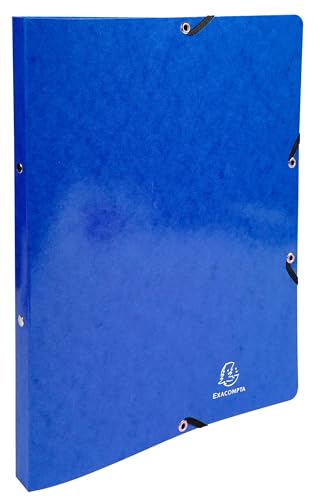 Classeur carte lustrée Exacompta doté de 2 anneaux ronds de 15mm pour un maintien parfait