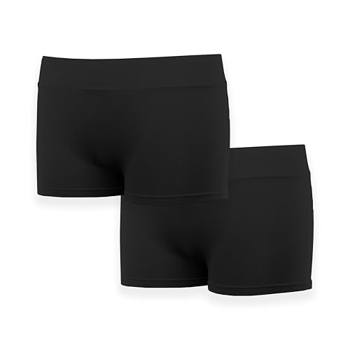 Girls Boxer Briefs Underwear Anti Chafing All Purpose Boy Shorts Panties (Designed To Fit Girls 7-10)