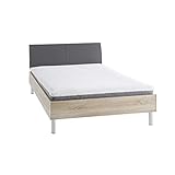 inkl. Rost 2 x 60 cm / inkl. Matratze 120 x 200 cm inkl. Topper, Grösse Stellfläche BxHxT in cm) ca. 125 x 83 x 215 cm