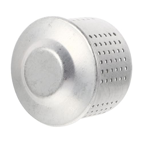 Veemoon Tapa Antisalpicaduras de Aluminio para Cafetera Italiana Accesorio Resistente y Práctico Tamaño Pequeño Adecuado para Evitar Derrames en la Preparación de Café