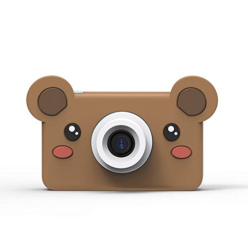 Preisvergleich Produktbild Kinderkamera, Digitalkamera Für Kinder, Gesichtserkennung, Zeitgesteuerter Selbstauslöser, 16 Megapixel 2 Zoll HD Display, Kinder,Bear,32GB