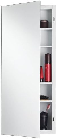 Jensen 835P24WHD Focus Medicine Cabinet with Polished Mirror, 16-Inch by 26-Inch