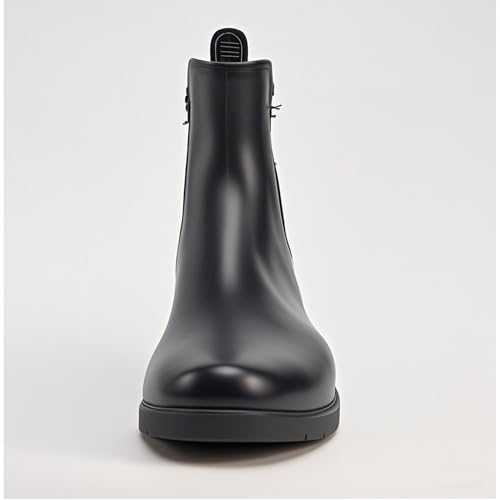 Ankle Rain Boots for Women, Elastic Slip-On Waterproof Chelsea Boots with Anti-Slip Rubber Sole, Lightweight Short Rain Boots2