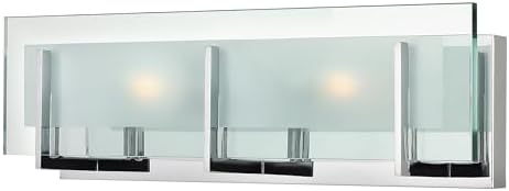Hinkley Latitude Two Light 120W G9 Bathroom Vanity Fixture, Chrome