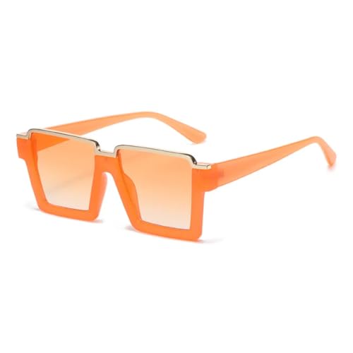 Lunettes de soleil vintage punk grand format tendance été pour look rétro unisexe