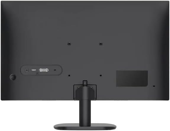 Back view of ONN monitor showing HDMI, VGA, and power ports