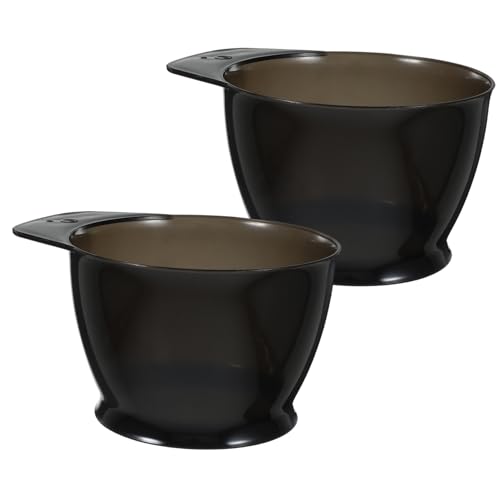 Mipcase 2pièces Bols De Teinture Pour Cheveux Bols De Mélange Plastique Réutilisables Avec Base Antidérapante Pour Salon Et Maison