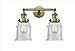 Innovations 208-PN-G181-LED 2 Light Vintage Dimmable LED Bathroom Fixture, Polished Nickel