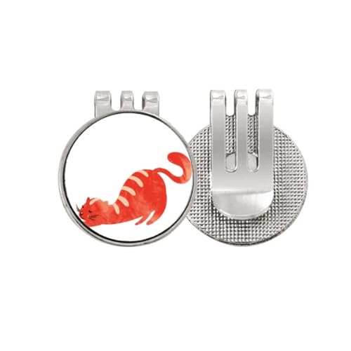 Marcador magnético para pelotas de golf accesorio imantado diseño de gato gordo marcador de golf