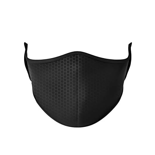 Top Trenz Reusable Face Mask Made with Stretch Cloth for Everyday Use - Indoor/Outdoor Face Cover - BLACK Carbon Fiber - One Size Fits Most Ages 8+