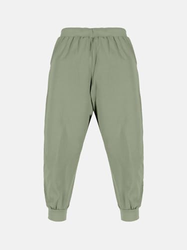 Image of KiddoPanti 100% Cotton Track Pants for Boys & Girls | Soft Single Jersey Fabric | Elastic Waist with Drawcord | Full Length with Rib Hem & Pockets | Joggers and Lowers for Kids