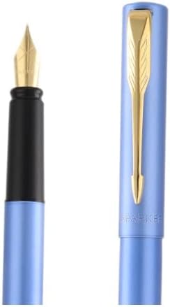 Miniatura 3 de Pluma estilográfica Parker Vector XL Blue GT con ribete dorado