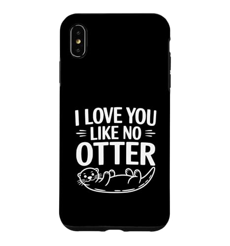 I Love You Like No Otter ���킢����������� �X�}�z�P�[�X iPhone XS Max �p