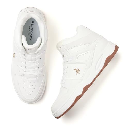 Image of USPA U.S. Polo Assn Men|Bruce|Black Stylish Casual Sneaker Shoes for Man