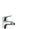 hansgrohe Wasserhahn Novus Bidetarmatur (Auslauf Höhe 70mm mit Zugstangen-Ablauf) Chrom