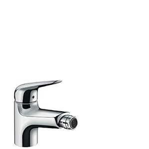 hansgrohe Wasserhahn Novus Bidetarmatur (Auslauf Höhe 70mm mit Zugstangen-Ablauf) Chrom