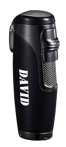 Encendedor Visol Triad negro mate triple llama para cigarros miniatura 2
