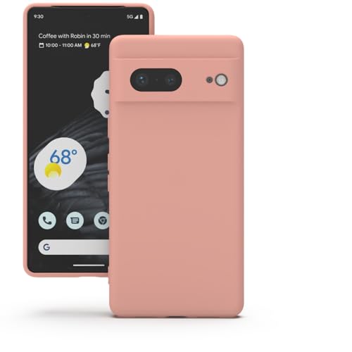 Coque silicone Google Pixel 7 antichoc rose douce anti-rayures