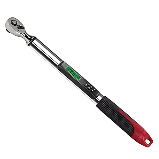 ACDelco Tools ARM317-4A 1/2” (5.0 to 99.5 ft-lbs.) Heavy Duty Angle Digital Torque Wrench with Buzzer and LED Flash Notification – ISO 6789 Standards with Certificate of Calibration