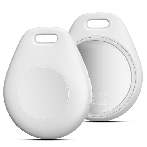 Buscador de llaves,etiqueta de seguimiento de aire inteligente compatible con Apple ¿Dónde está? APP(SOLO iOS,no Android)buscador de llaves,equipaje,maleta,billetera,IP67 a prueba de agua,paquete de 2