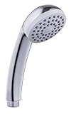 Alcachofa de ducha SIESTA cromada – 1 función de chorro único | Diseño moderno y funcional | Sistema antical | Ligera, ergonómica y fácil de instalar | Compatible con flexos estándar | EUROSANIT