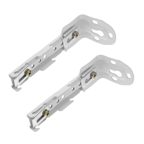Holibanna 2 Piezas Soporte De Cortina Estores Gancho De Fijación De Cadena De Persianas Riel De Cortina De Doble Techo Soporte De Pared con Riel De Cortina Doble Riel De Cortinas Abs