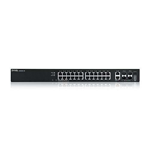 Image of Zyxel 24-Port Gigabit Switch | Nebula Cloud Managed /L3 Access | 6X 10G Uplink (2X Copper + 4X SFP+) [XGS2220-30]