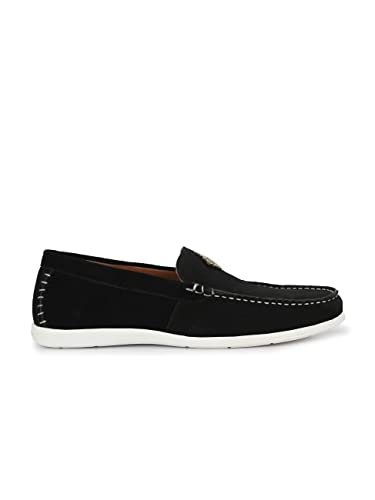 Image of ALBERTO TORRESI Stylish Suede Leather Loafers for Men - Comfortable for Casual Wear, Durable and Lightweight Men's Footwear for Summer