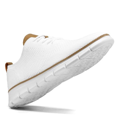 Mens Casual Dress Shoes Fashion Walking Sneakers Mesh Business Oxfords Work Lightweight Soft Sole4